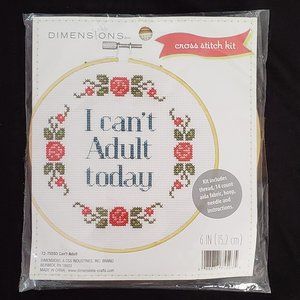 Dimensions Can’t Adult Cross Stitch Kit